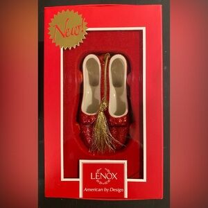 LENOX Wizard of Oz Ruby Slipper Ornament